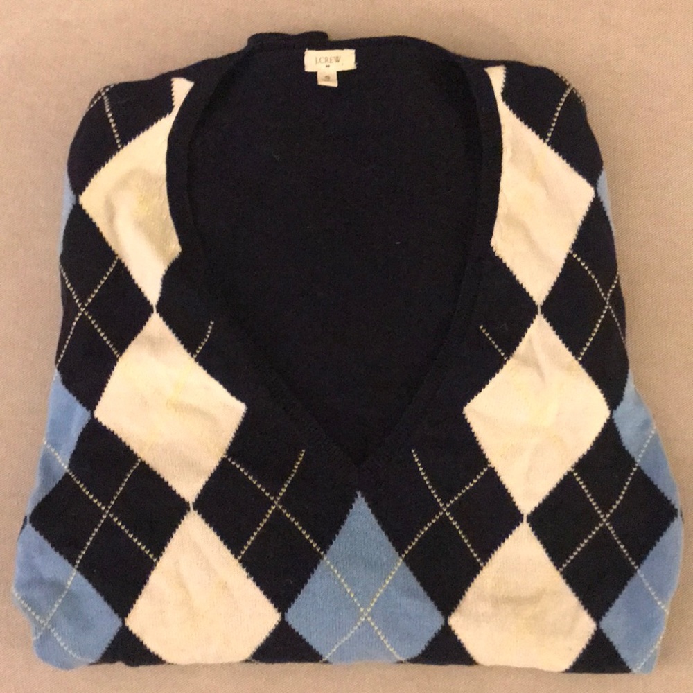 JCrew Argyle Sweater